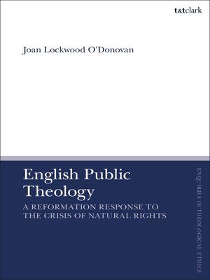 cover image of English Public Theology